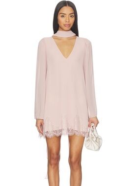 Tularosa Belinda Mini Dress in Mauve